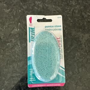 Trim Large Blue Oval Pumice Stone, 0.09 Pound